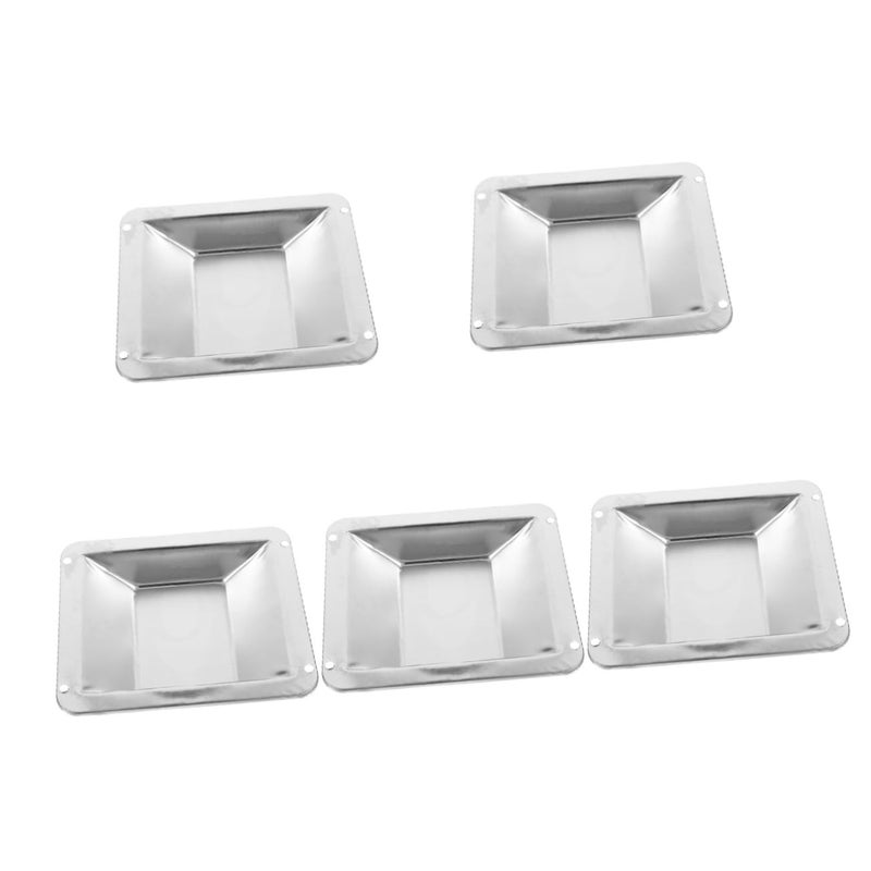 Cabilock 5 Pack Outdoor Square Ashtray Cigarette Butt Container For Trash Disposal - Image 1